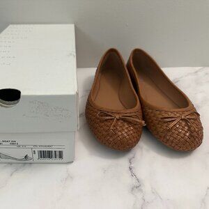 GEOX Palmaria Leather Ballerina Flats
